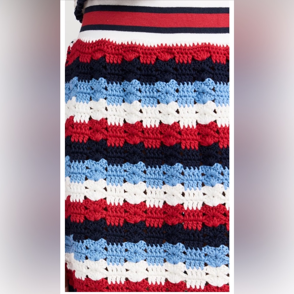 The Upside Women's Chantilly Crochet Rue‎ Skirt NWT - Picture 6 of 7